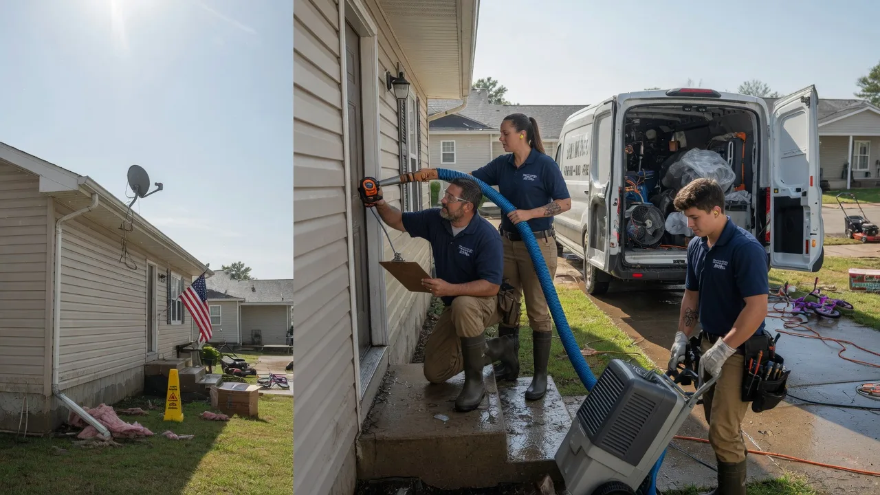 Ceiling Water Damage Restoration in Bremen, KS near me